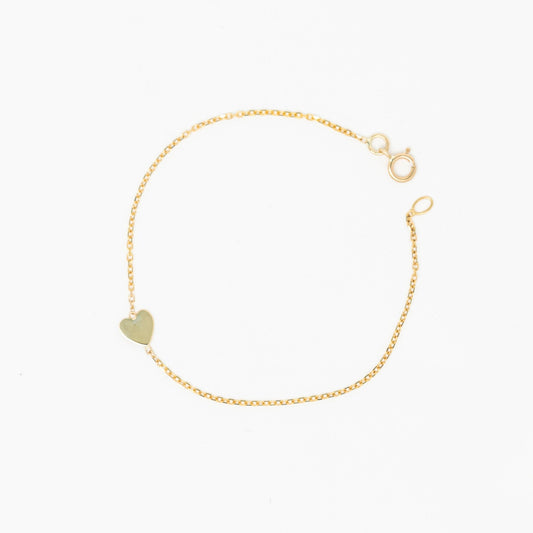 Mini Heart Bracelet - Close View
