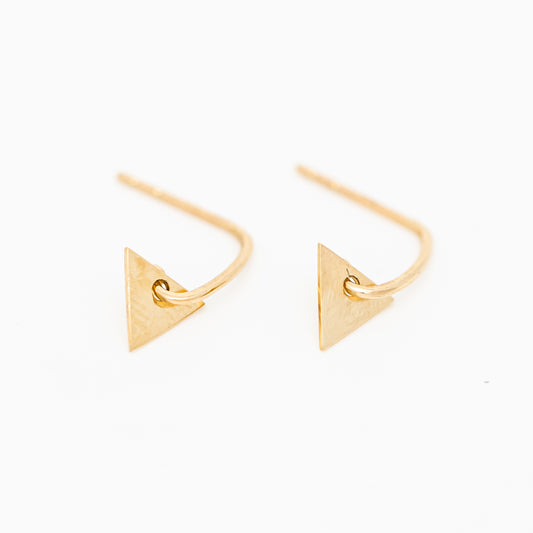 Hug Me Triangle Studs