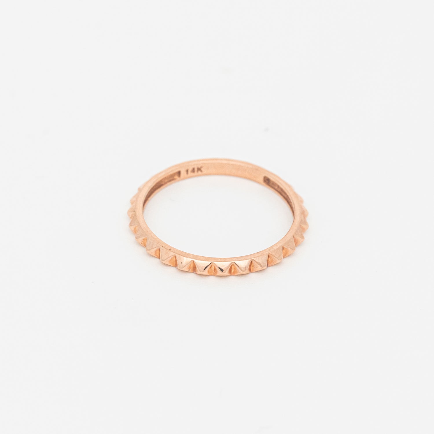Spiky Design Ring - 14K Rose Gold