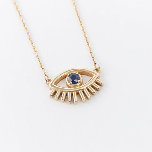 Lashy Evil Eye Necklace - Protection & Style - Lu and Lo Jewellery