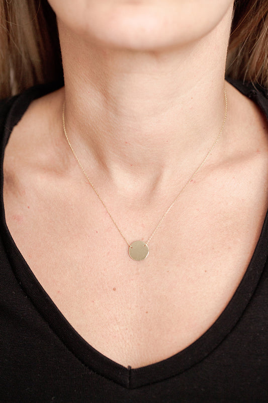 Small Disc Necklace