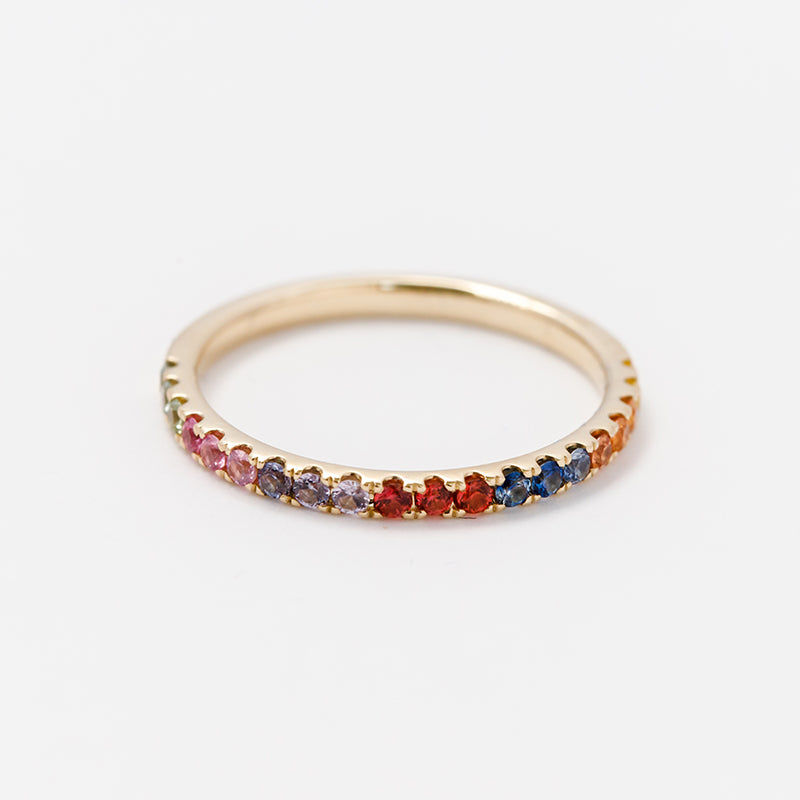 Rainbow Gem Ring