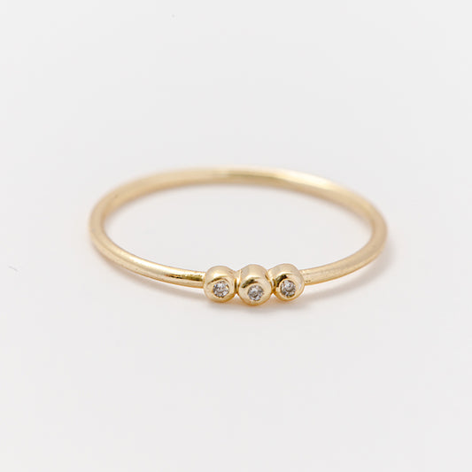 Teeny Triad Ring