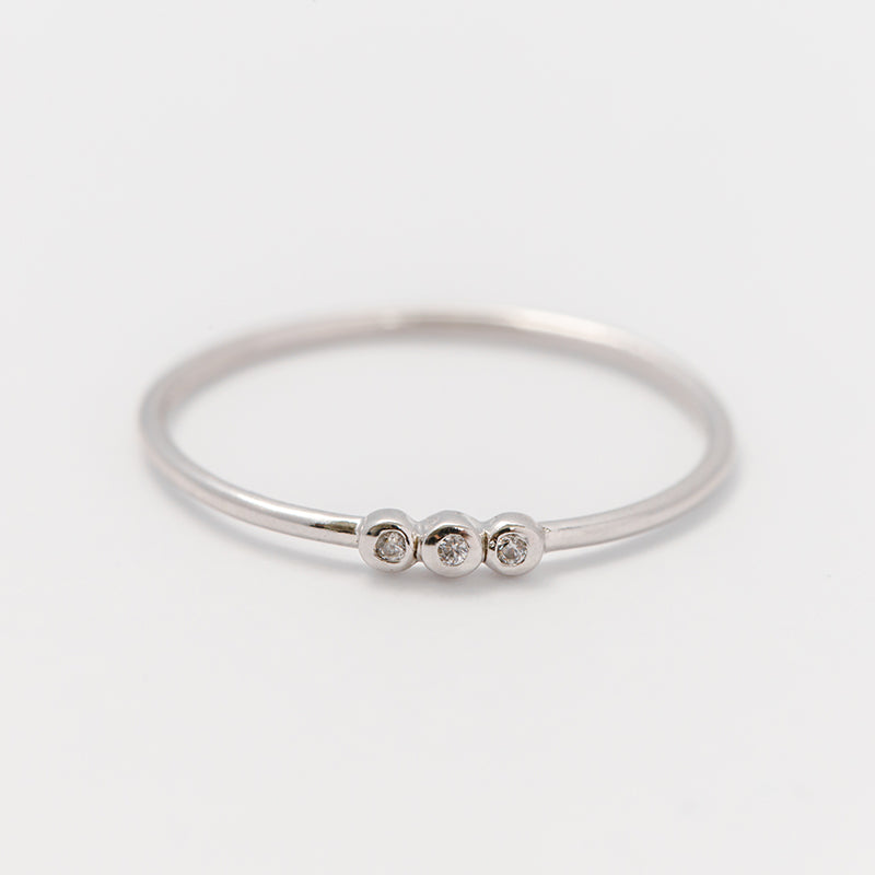 Teeny Triad Ring
