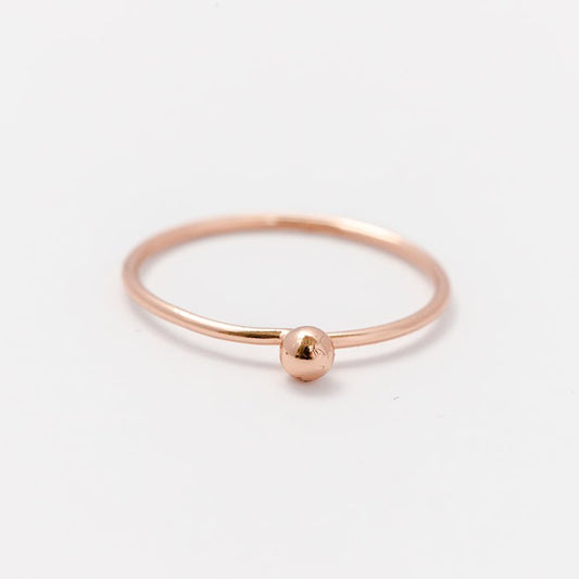 Mini Golden Ball Ring