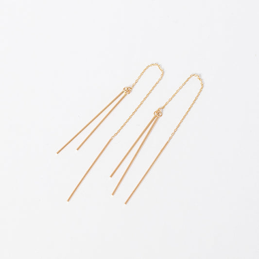 Forked Threader Earring