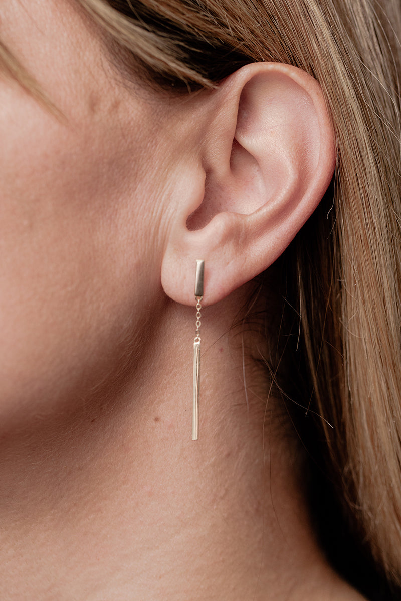 Nunchucks Stud Earring