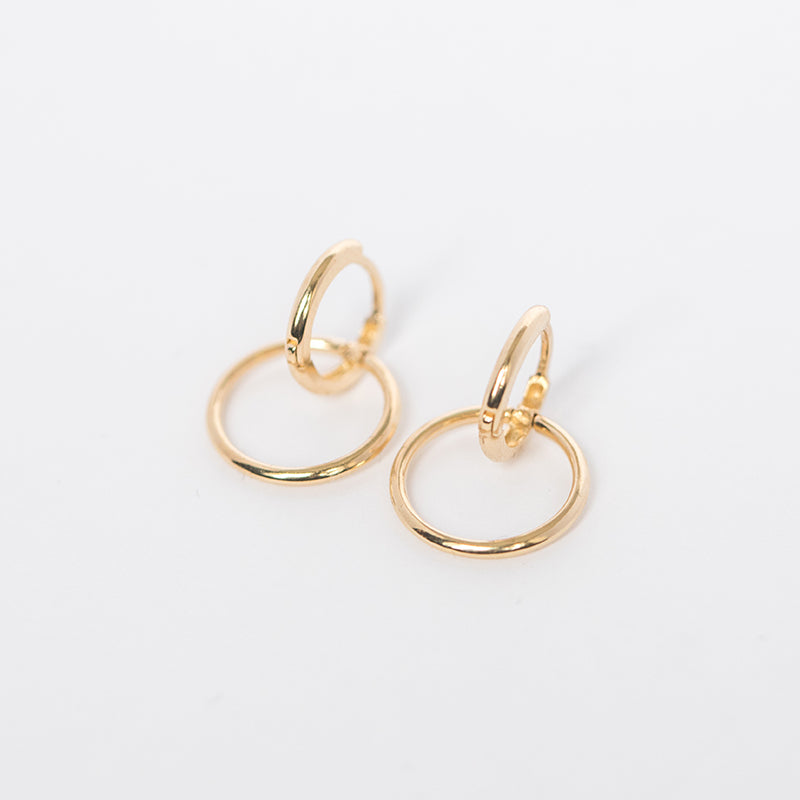 Cluster Circle Earring