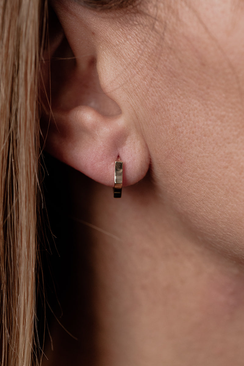 Mini Penta Gold Hoop