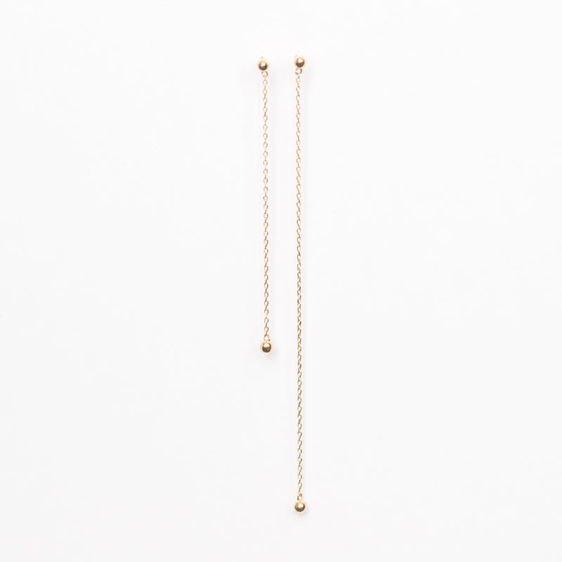 Chain Drop Bead Earring