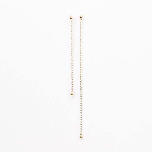 Chain Drop Bead Earring