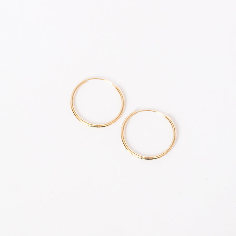 Lightest Small Hoops (16mm diameter) 