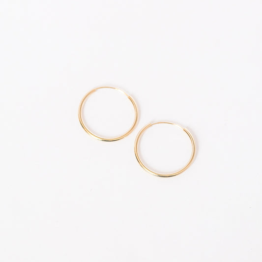 Lightest Small Hoops (16mm diameter) 