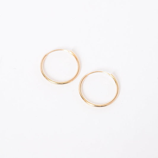 Lightest Small Hoops (12mm diameter)