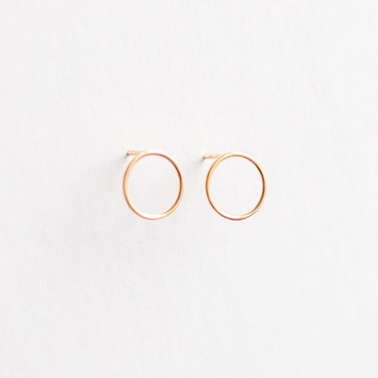 Small Open Circle Stud