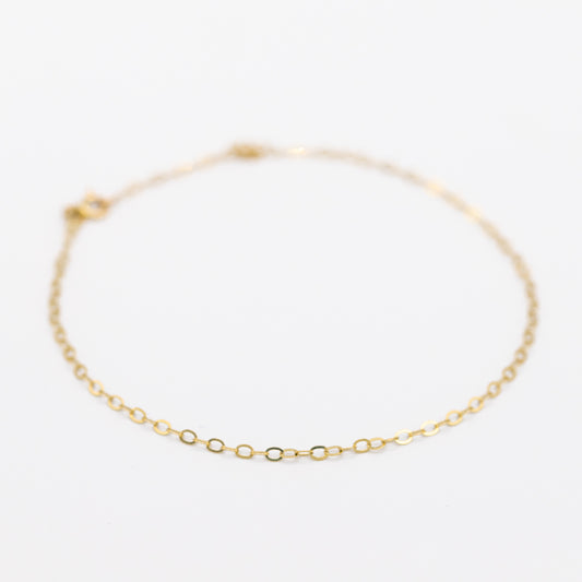 Smashed Cable Chain Anklet