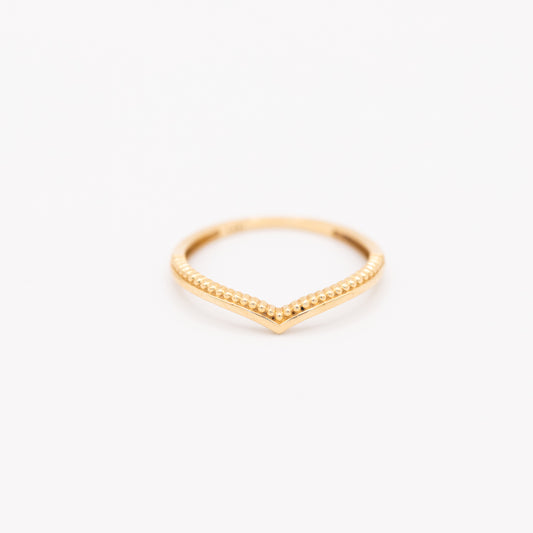 Chevron V-Shaped Ring for Everyday Style
