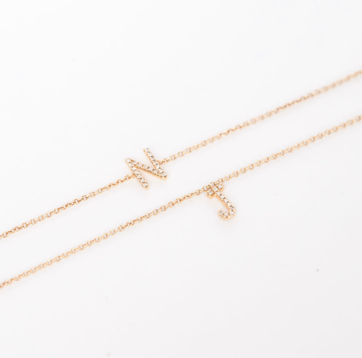 Diamond Initial Bracelet