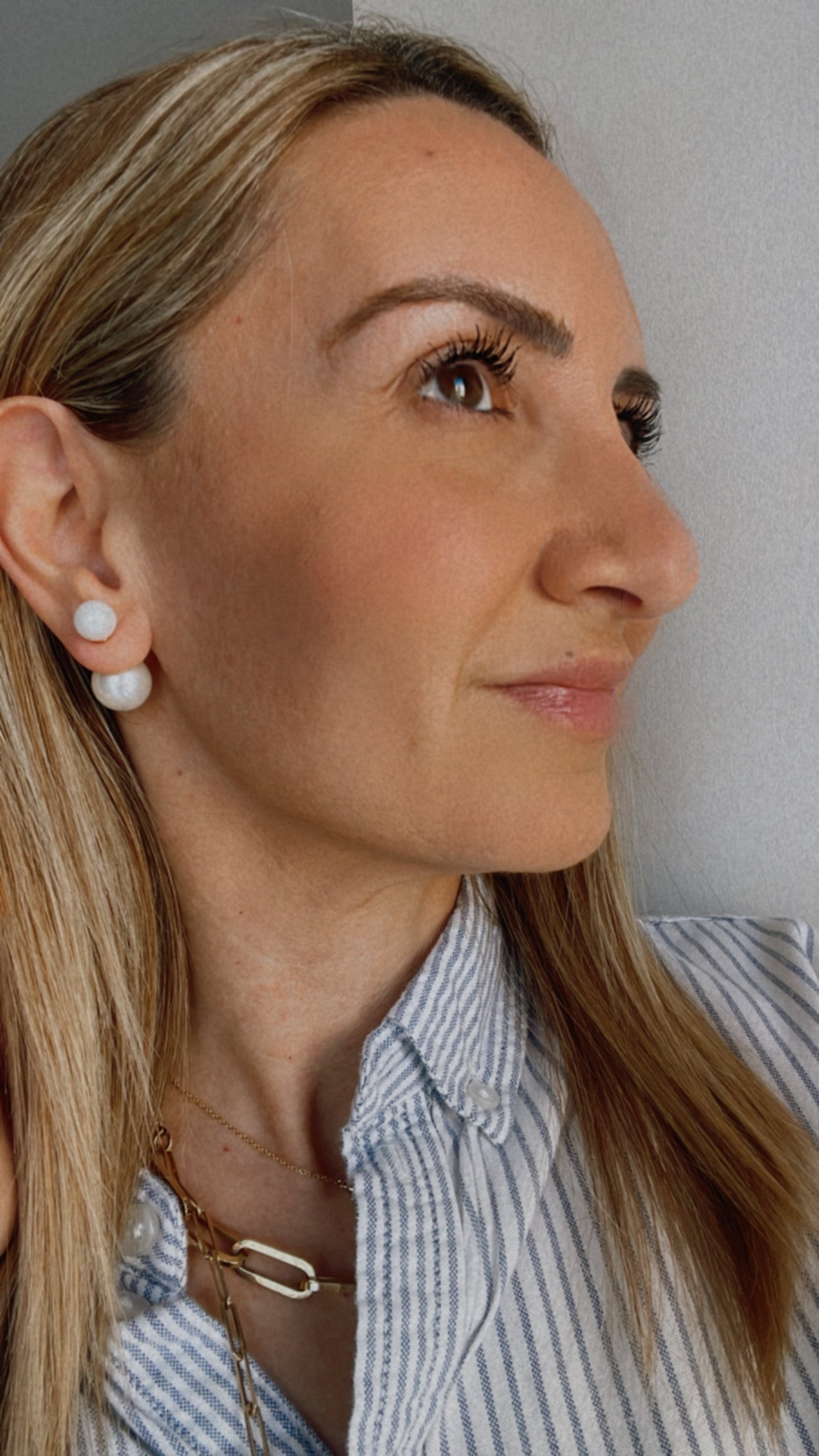 Bian Double Pearl Studs – Extra Large
